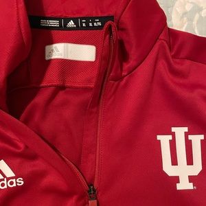Men’s Adidas 3/4 zip lightweight shirt. Indiana University! Size XL.